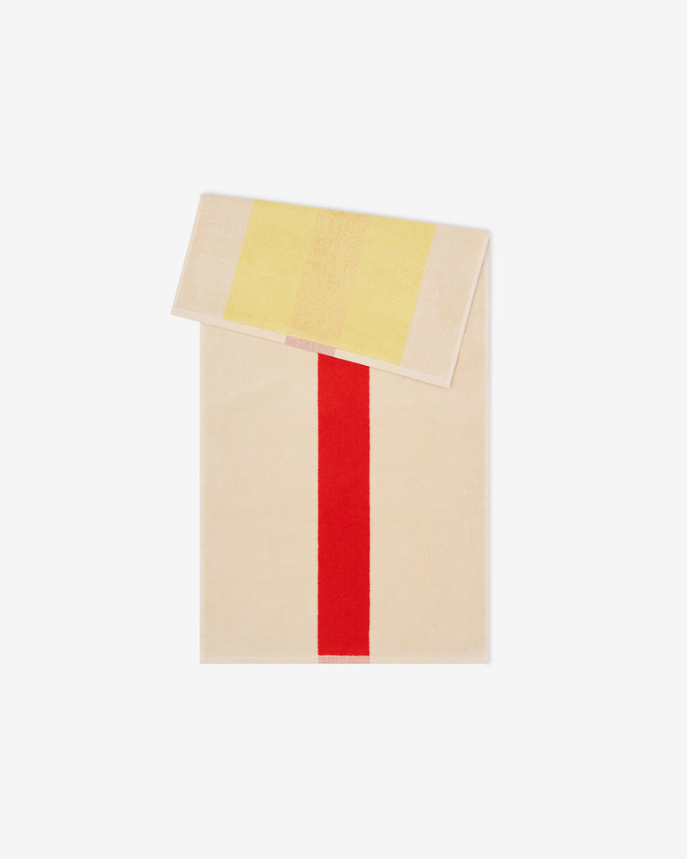 バスタオル 50×100 | Red / Yellow