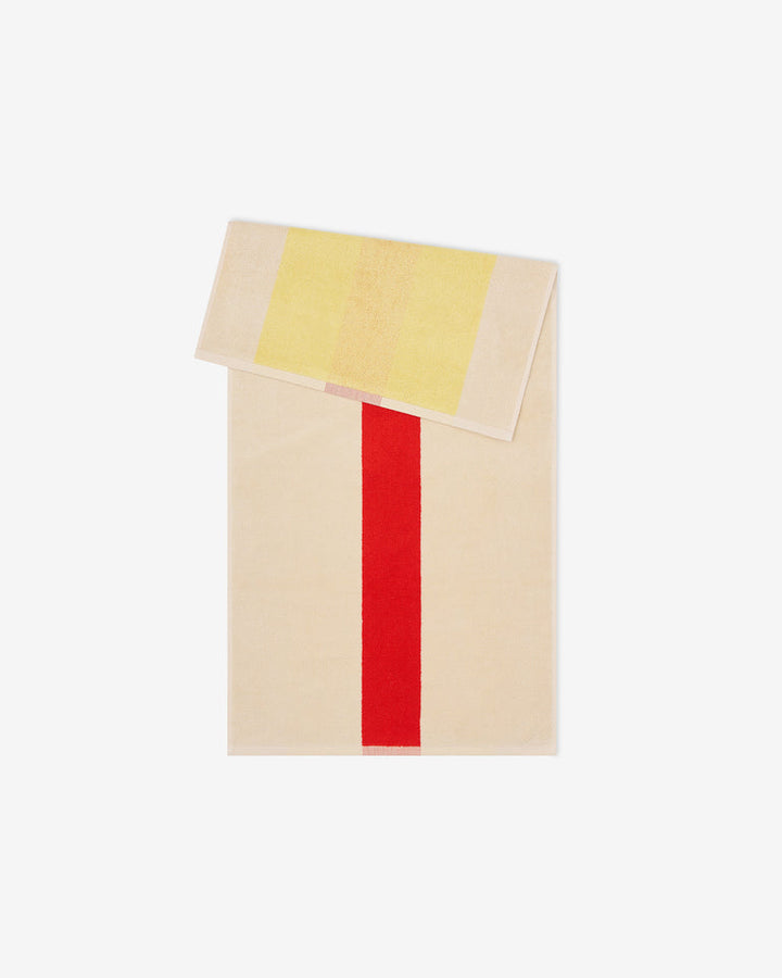バスタオル 50×100 | Red / Yellow