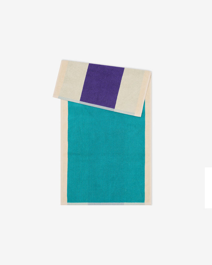 バスタオル 50×100 | Turquoise / Purple