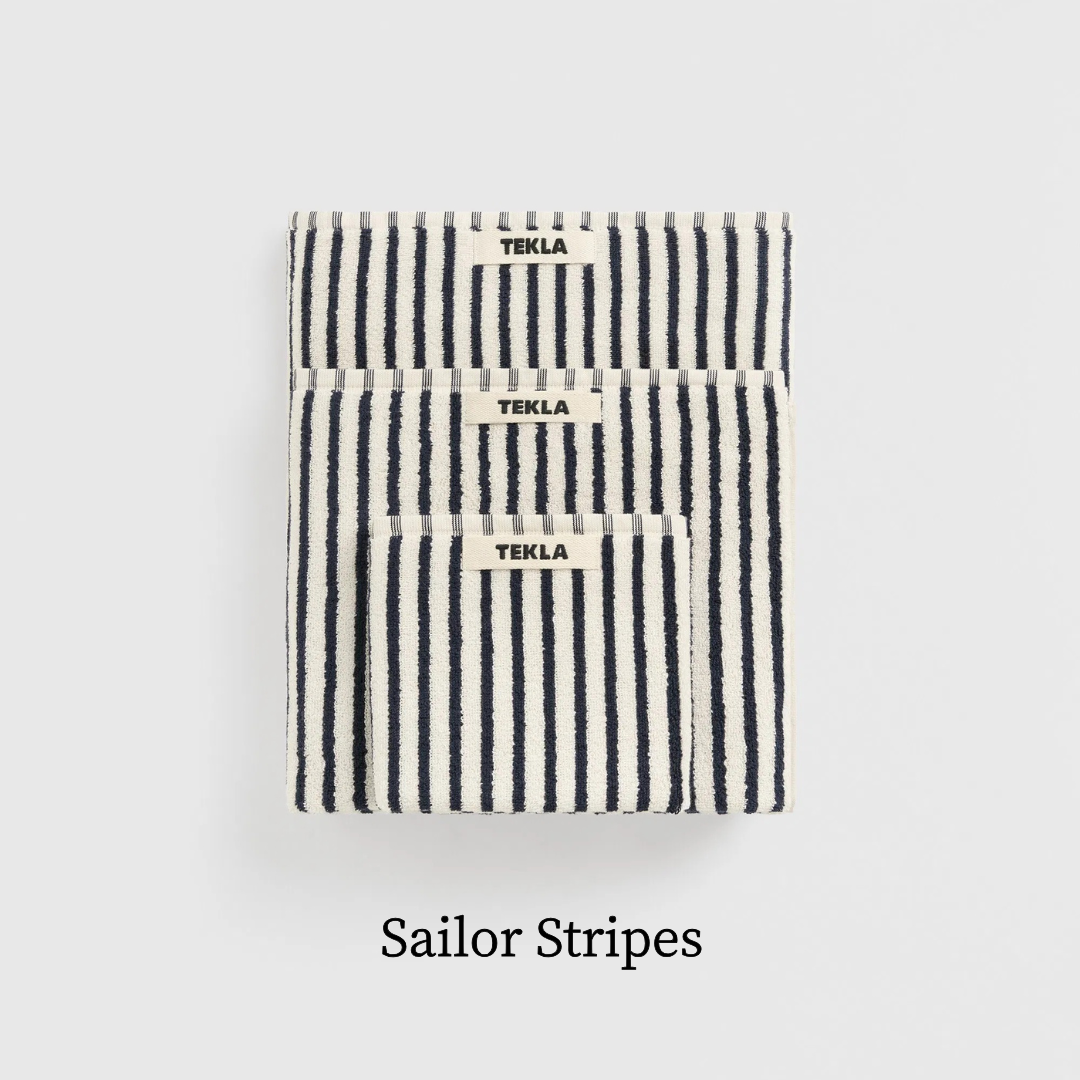 【新色入荷】ハンドタオル 30×30 ストライプ柄