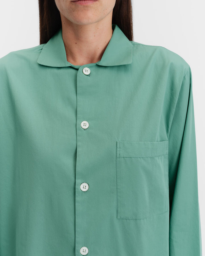 パジャマ長袖シャツ・パンツセット（Vintage Green）