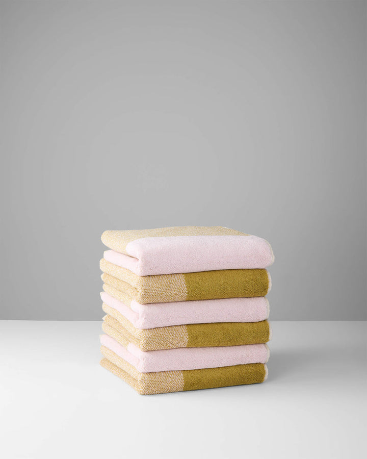 バスタオル 50×100 | ２枚セット Blush / Olive