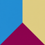 Aqua / Fuschia / Yellow