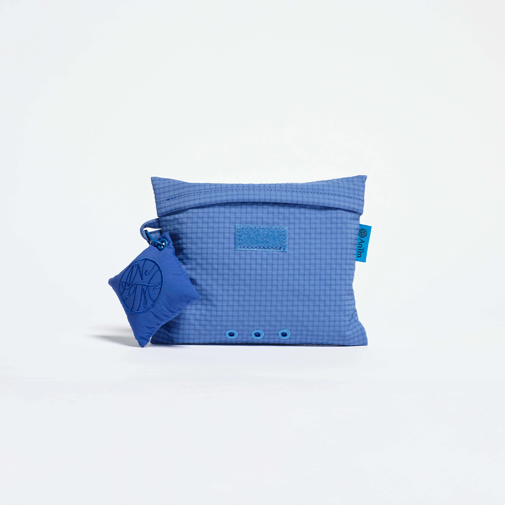 City Bag | Checkered Cobalt