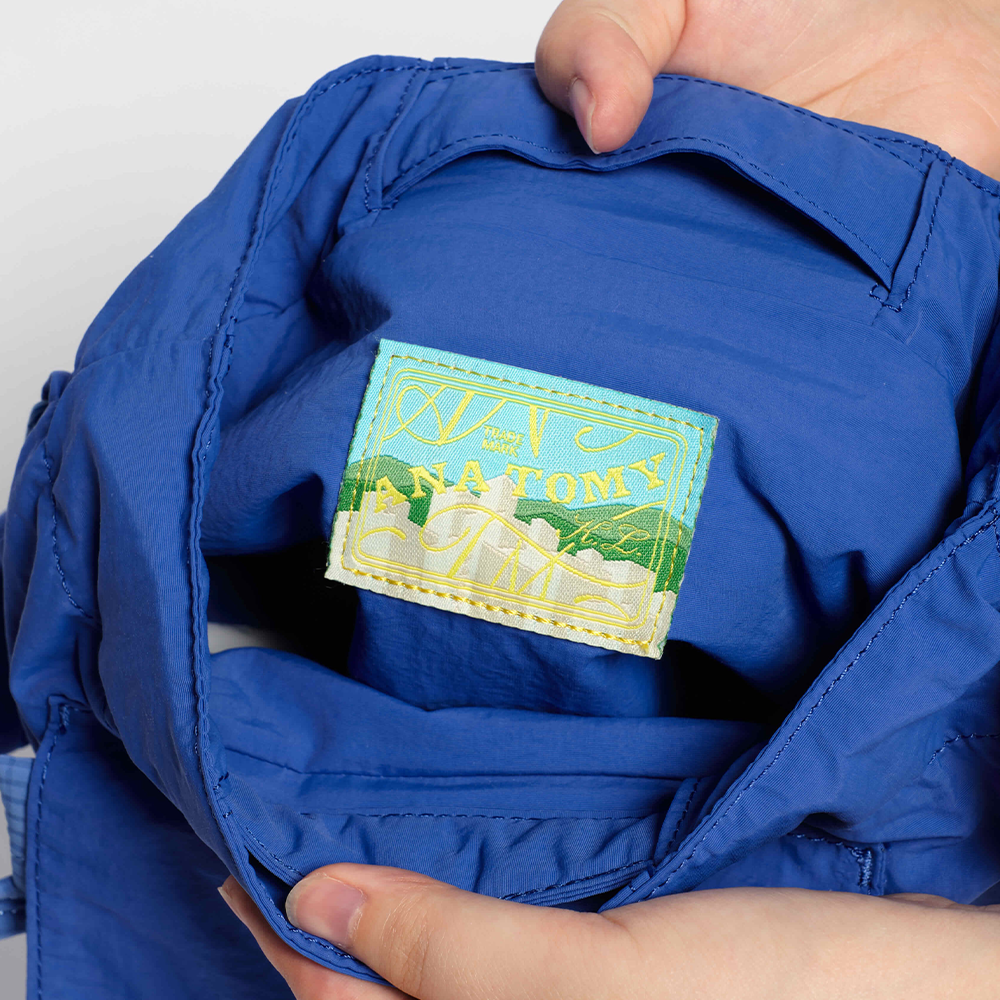 City Bag | Checkered Cobalt