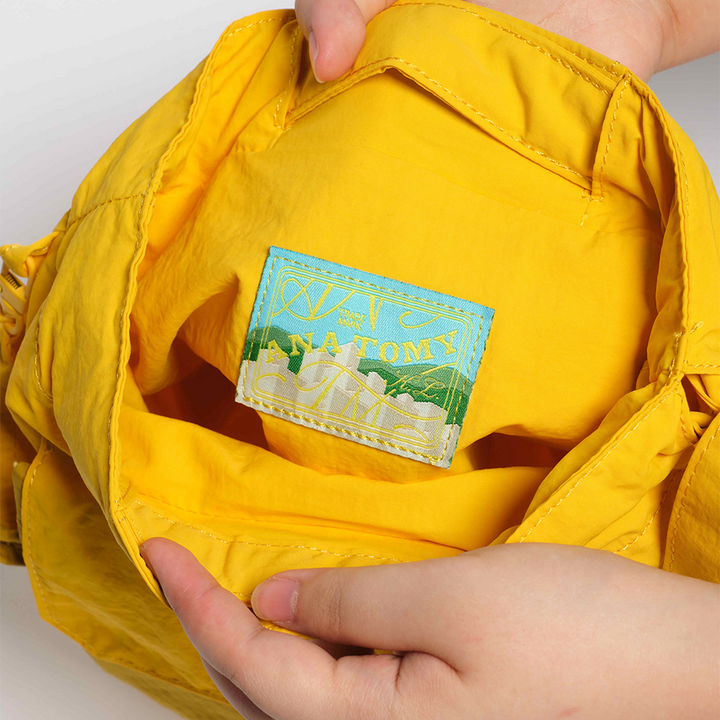 City Bag | Checkered Mustard