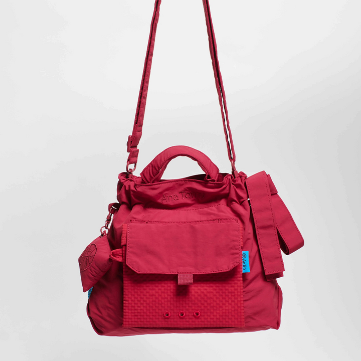City Bag | Checkered Paprika