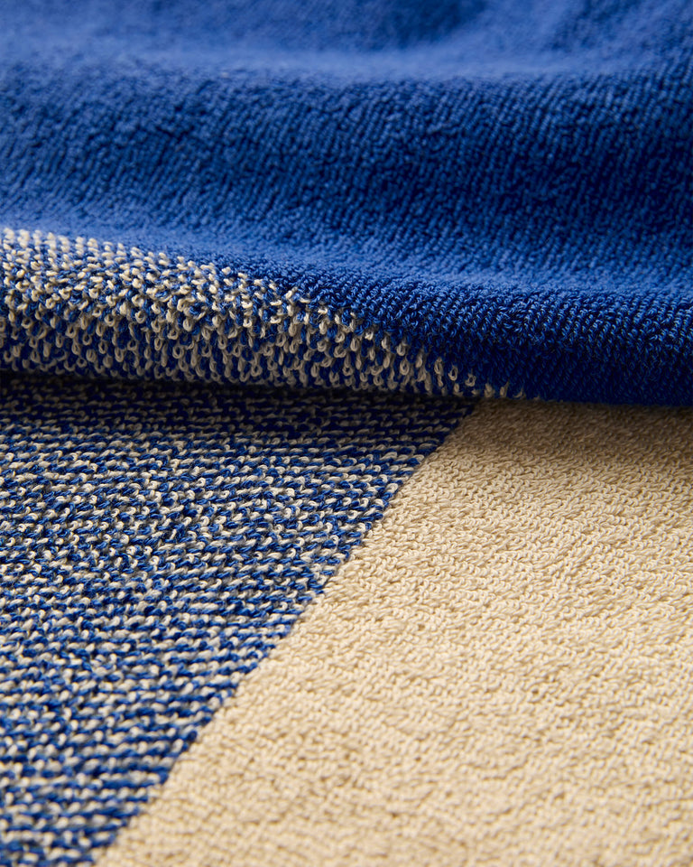 フェイスタオル 30×50 | ２枚セット Cobalt Blue / Ecru