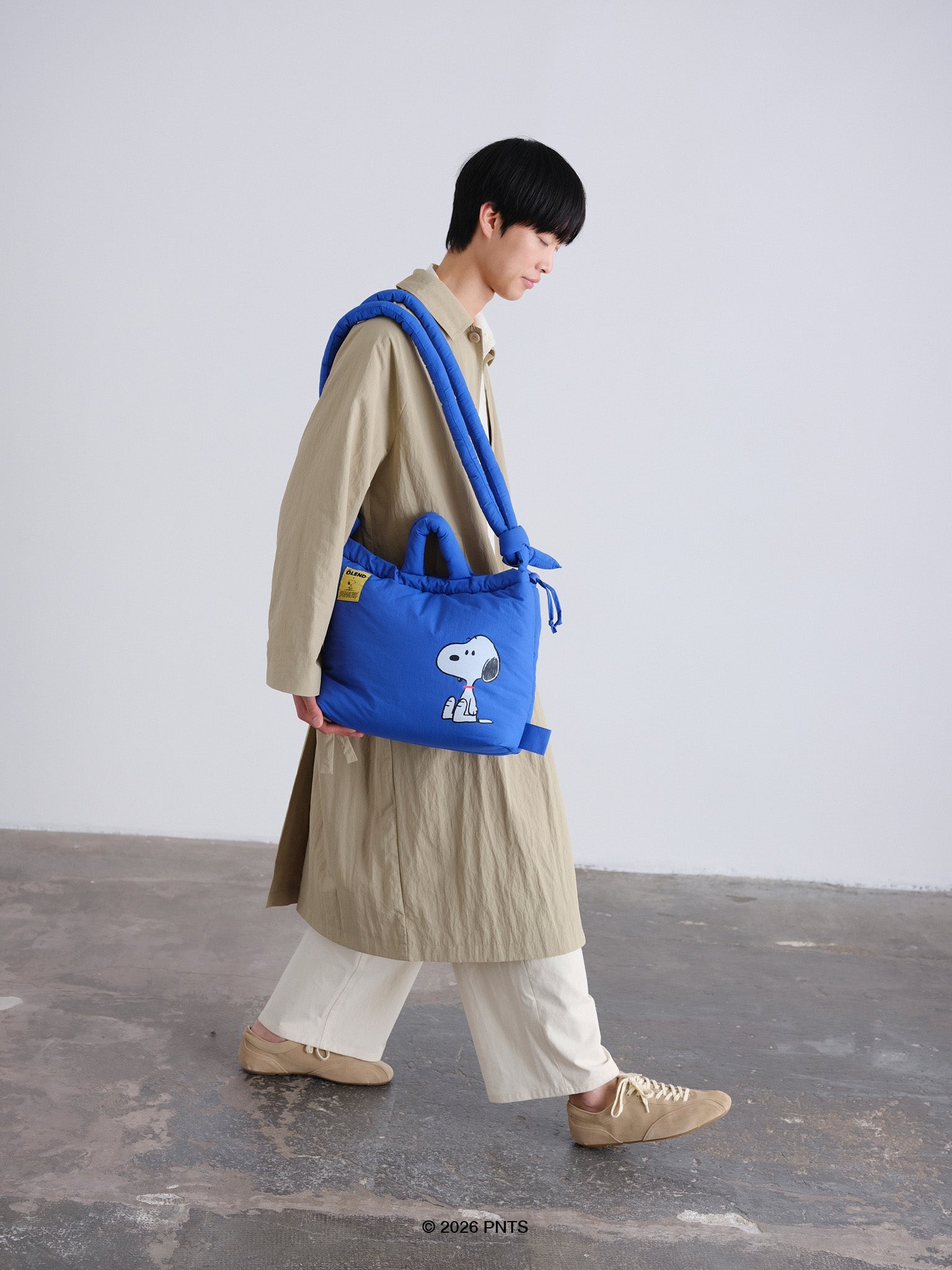 公式】OLEND オレンド Ona Soft Bag バッグ Peanuts - Cobalt Blue