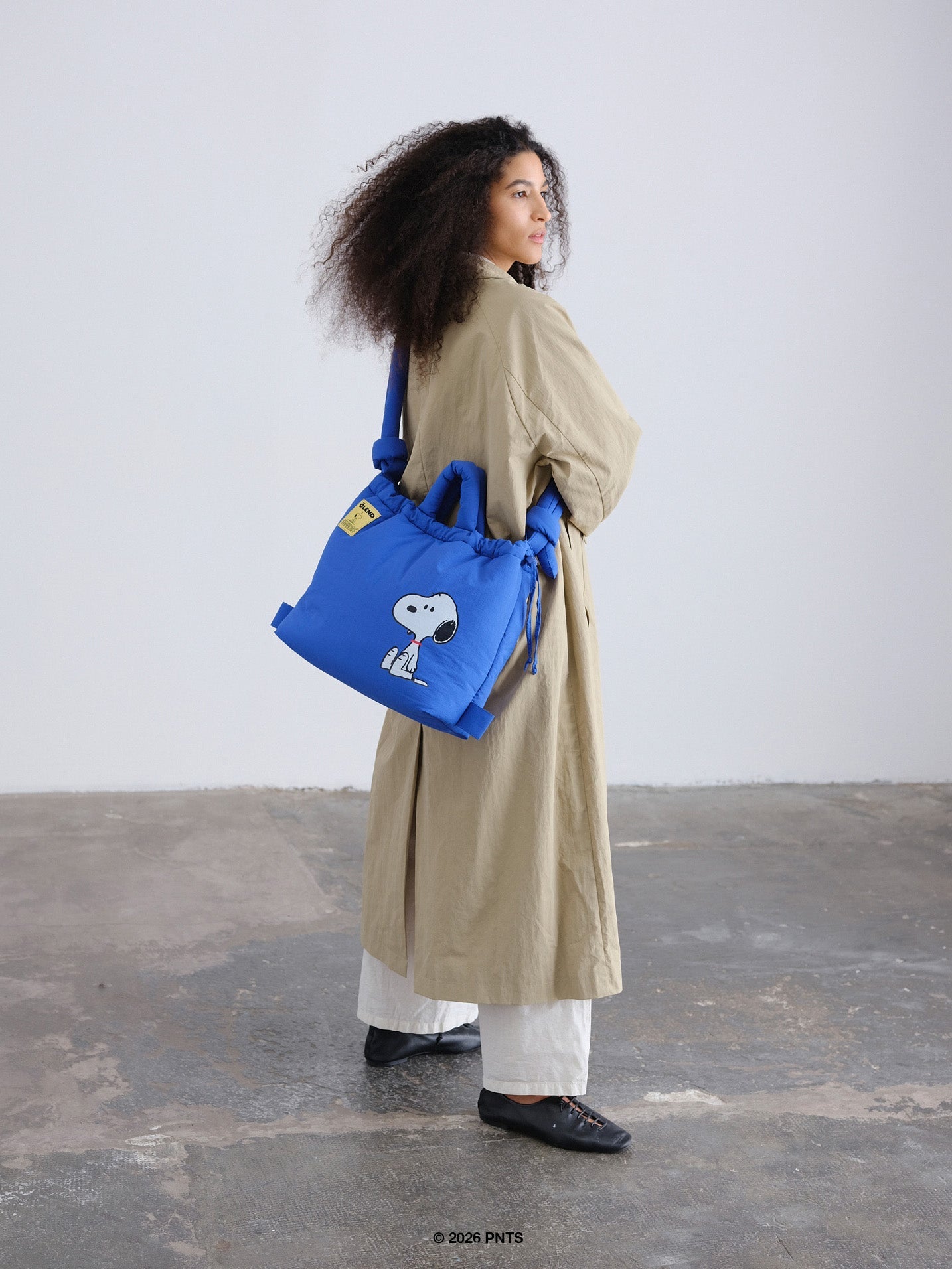 公式】OLEND オレンド Ona Soft Bag バッグ Peanuts - Cobalt Blue
