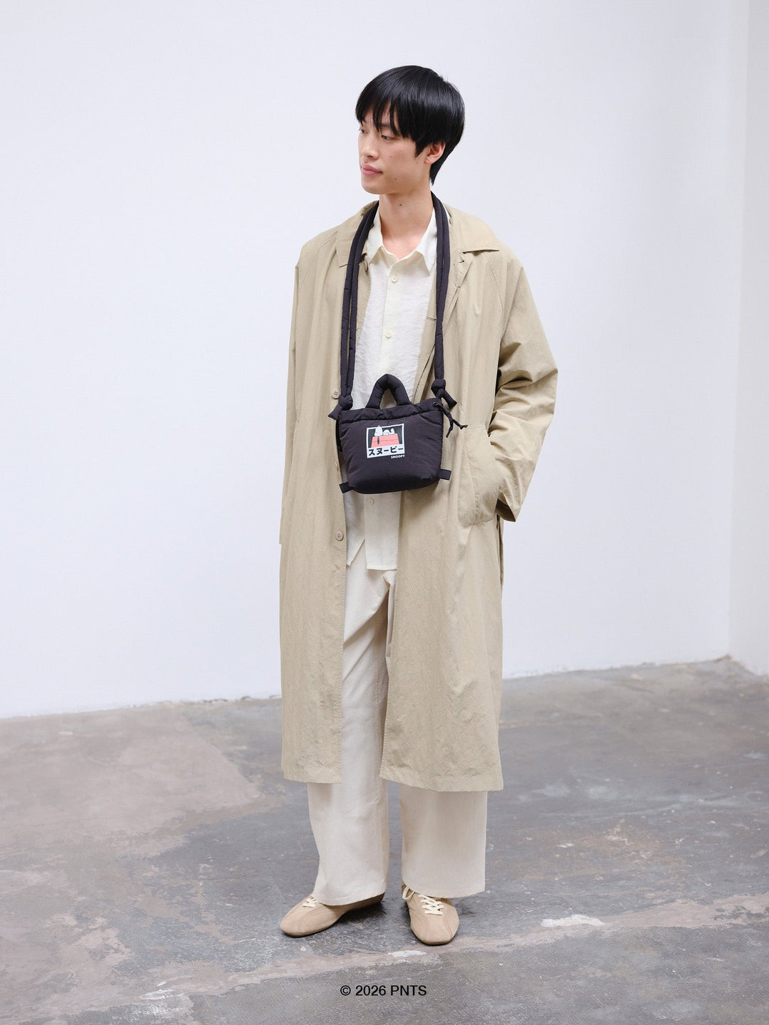 Micro Ona Soft Bag | Peanuts - Black