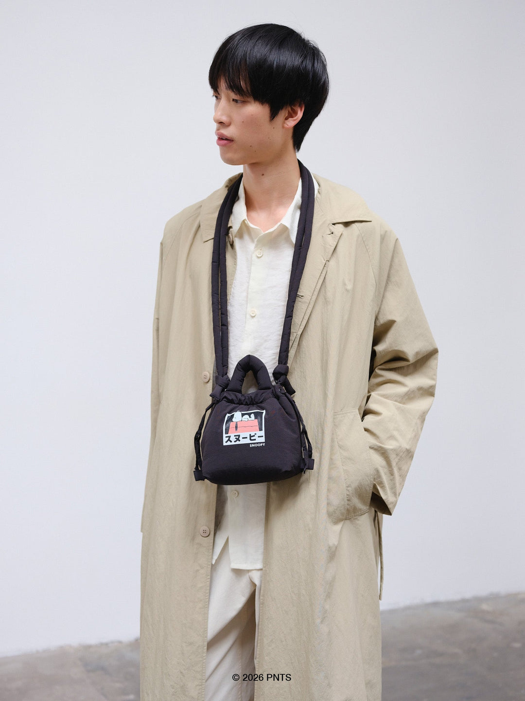 Micro Ona Soft Bag | Peanuts - Black