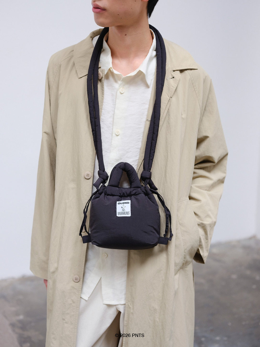 Micro Ona Soft Bag | Peanuts - Black