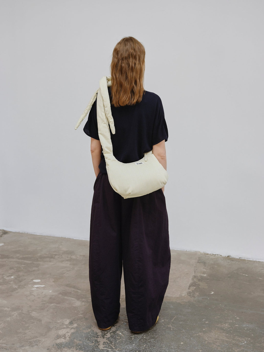 Capri Bag | Cotton Lime Stripe