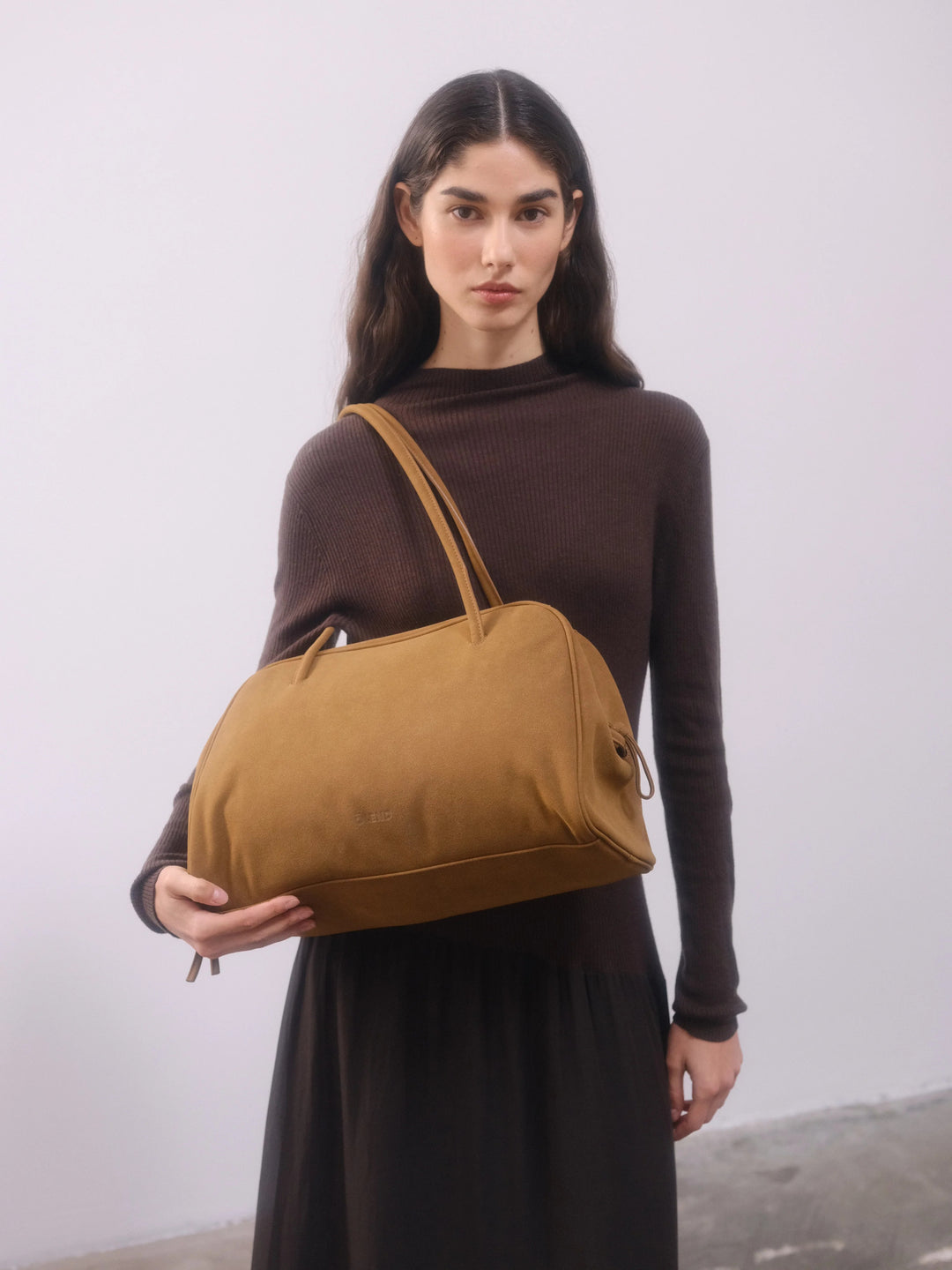 Brooklyn Bag | Suede Brown