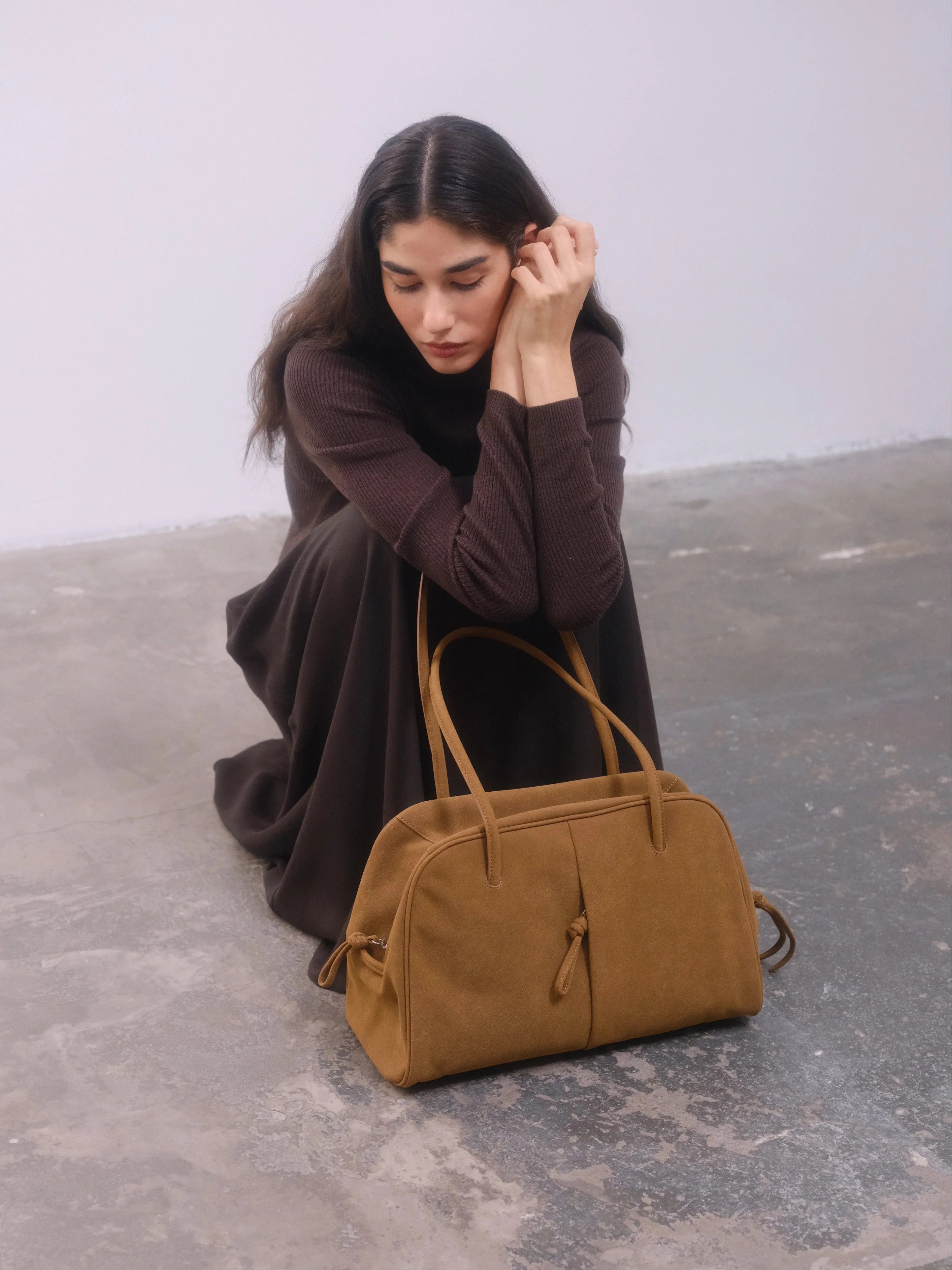 公式】OLEND オレンド Brooklyn Bag バッグ Suede Brown – CHELSEA