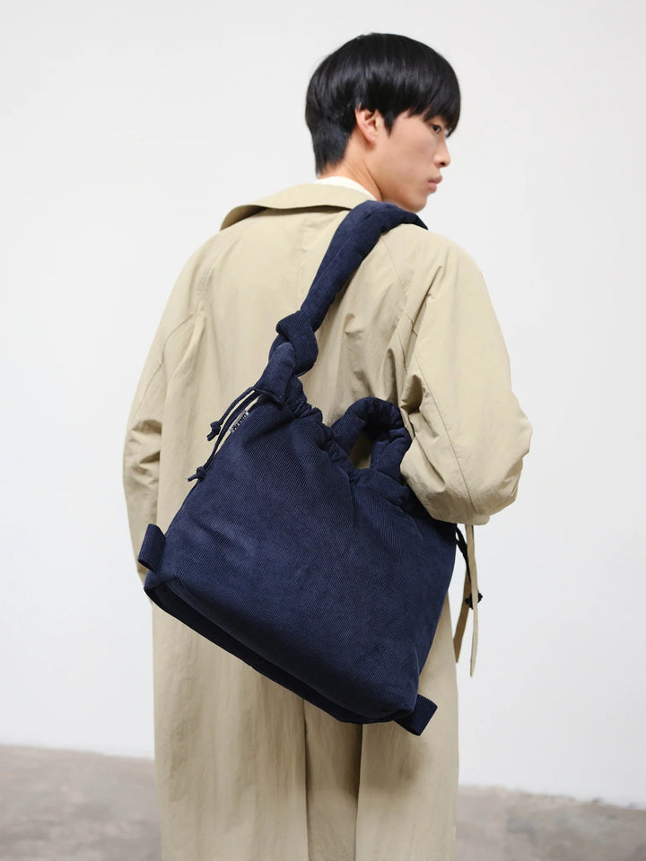 Ona Soft Bag | Corduroy Navy