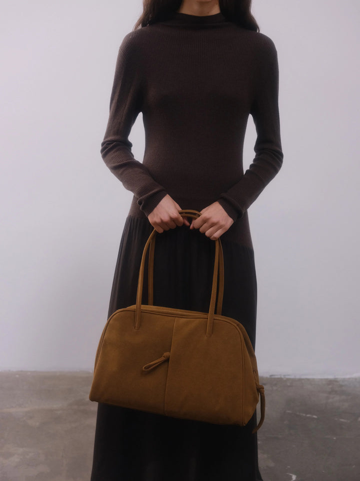 Brooklyn Bag | Suede Brown