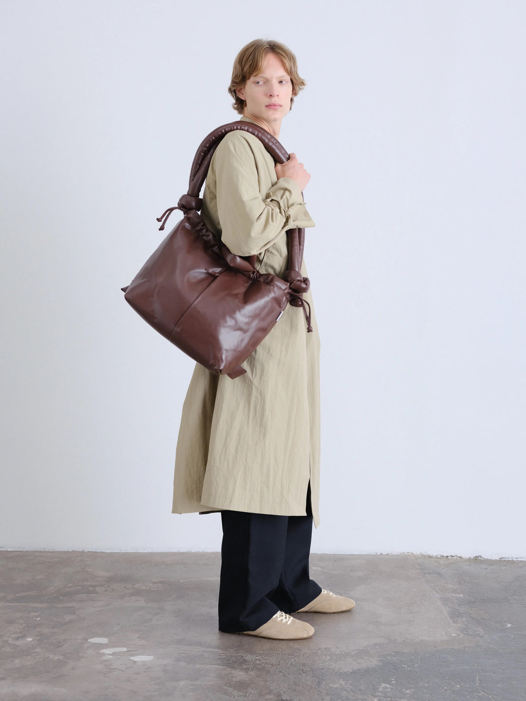 Ona Vegan Leather Bag | Chocolate