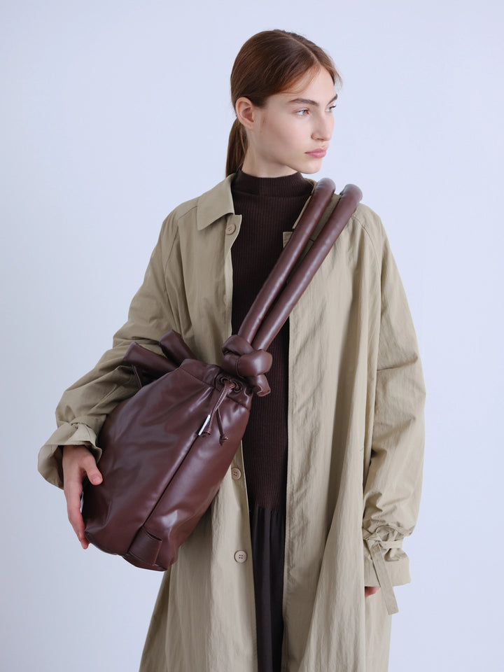 Ona Vegan Leather Bag | Chocolate