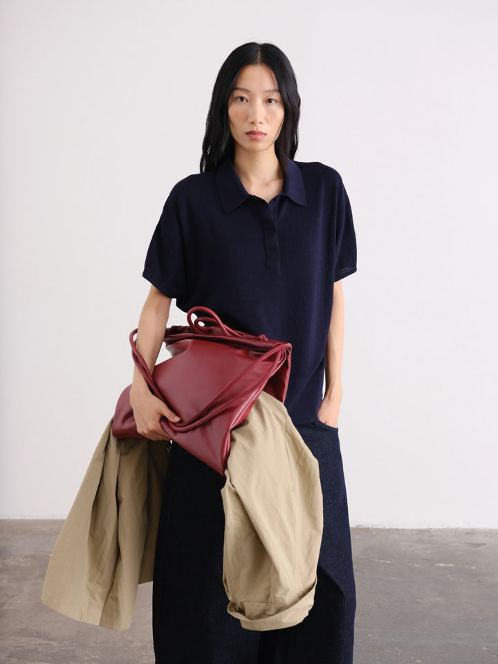 【EC限定販売】Folded Bag | Cherry Red