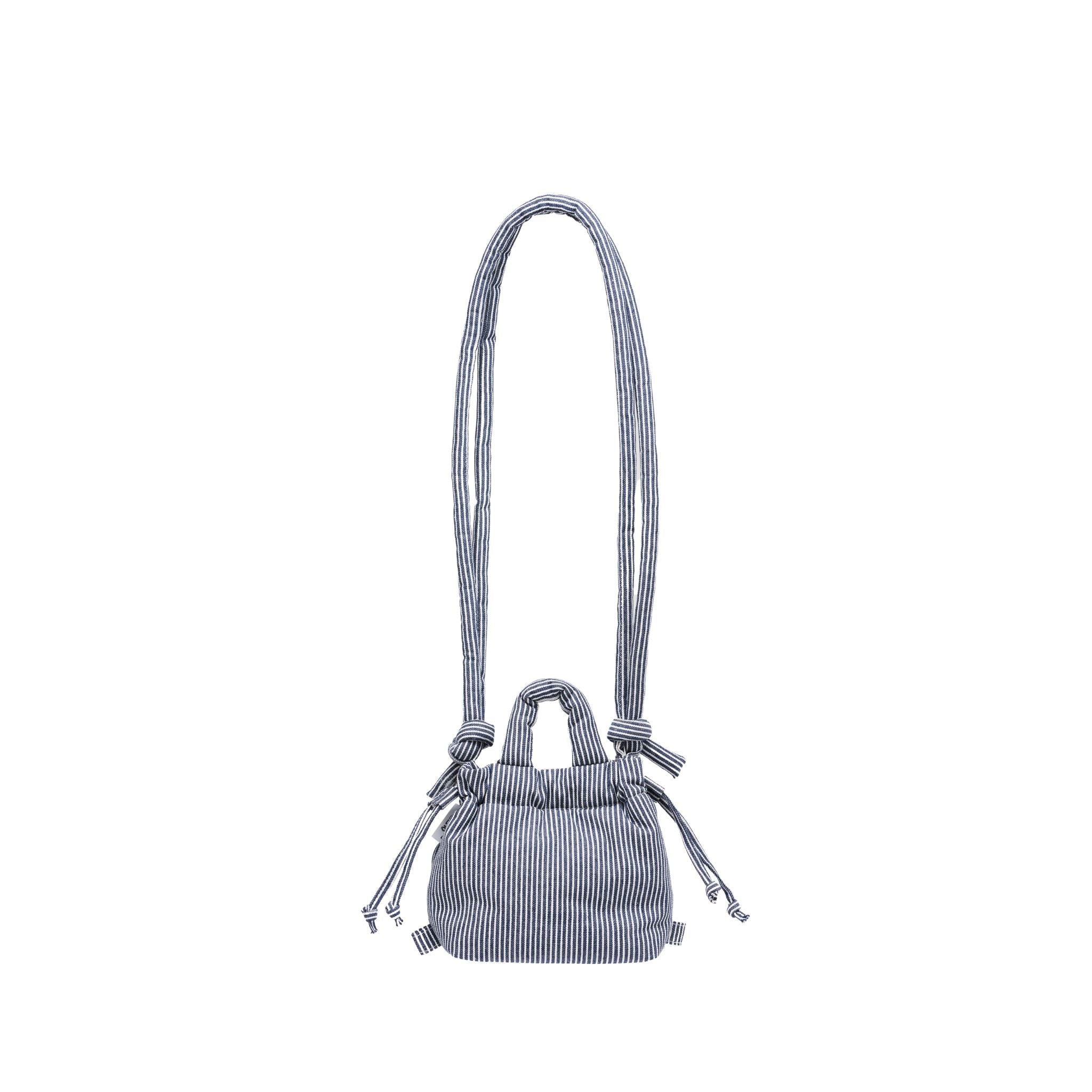 公式】ÖLEND オレンド Micro Ona Soft Bag バッグ Navy Stripes Cotton