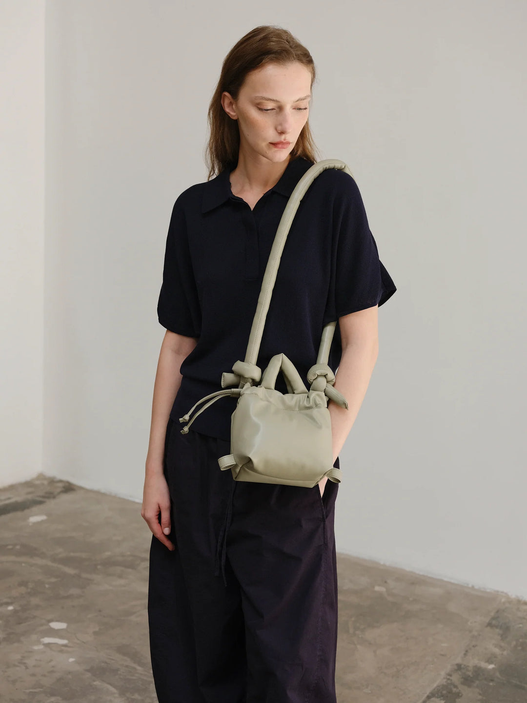 Micro Ona Vegan Leather Bag | Sage