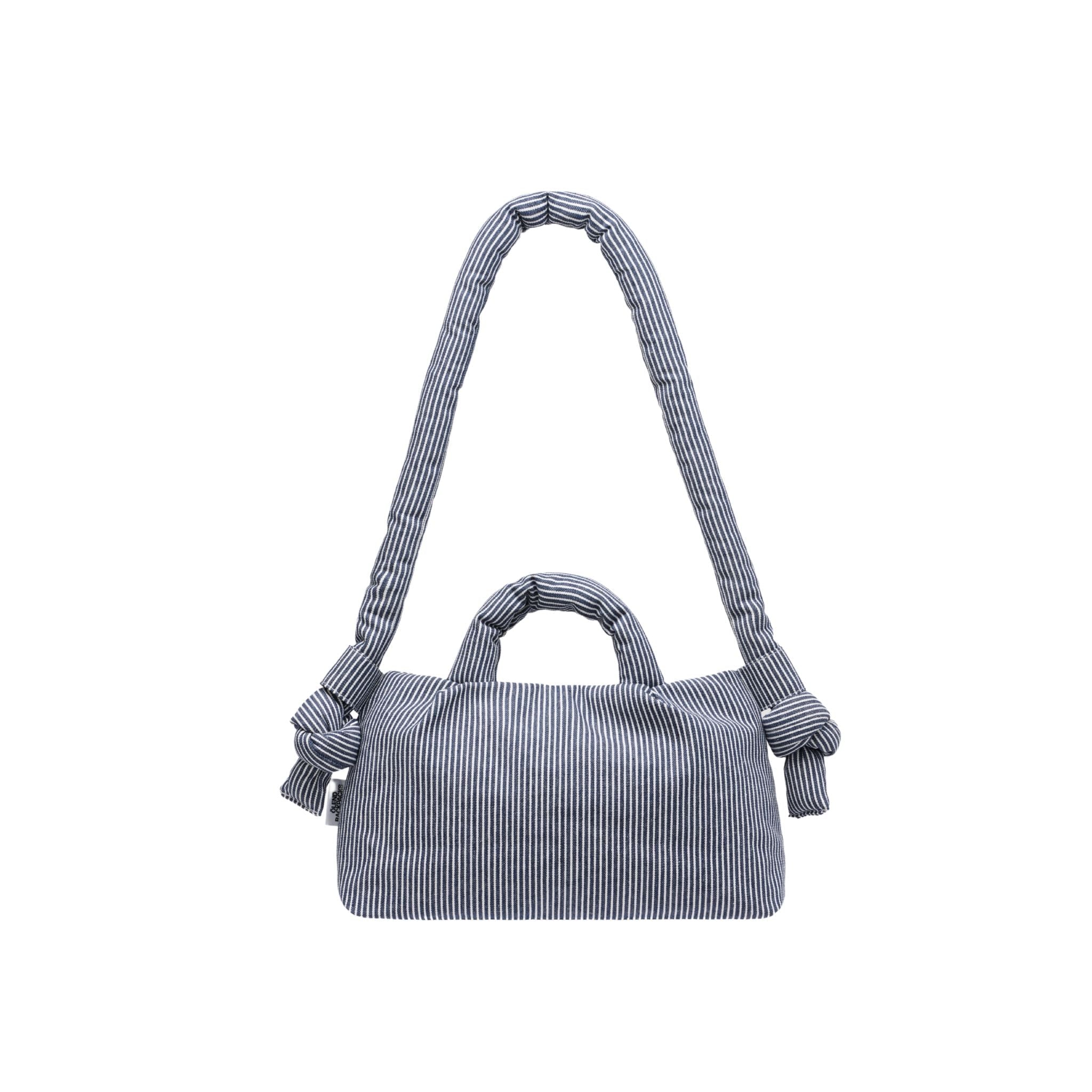 公式】ÖLEND オレンド MiniOna Soft Bag バッグ Navy Stripes Cotton