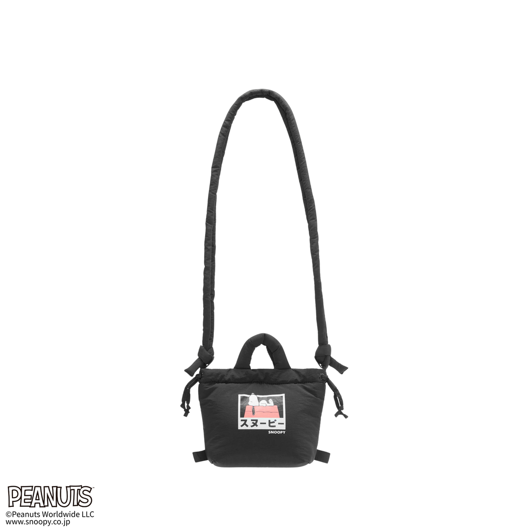 Micro Ona Soft Bag | Peanuts - Black