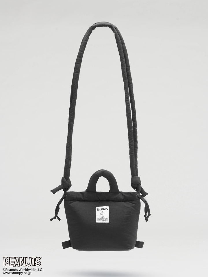 Micro Ona Soft Bag | Peanuts - Black