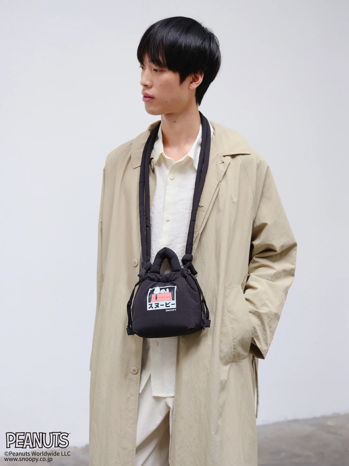 Micro Ona Soft Bag | Peanuts - Black