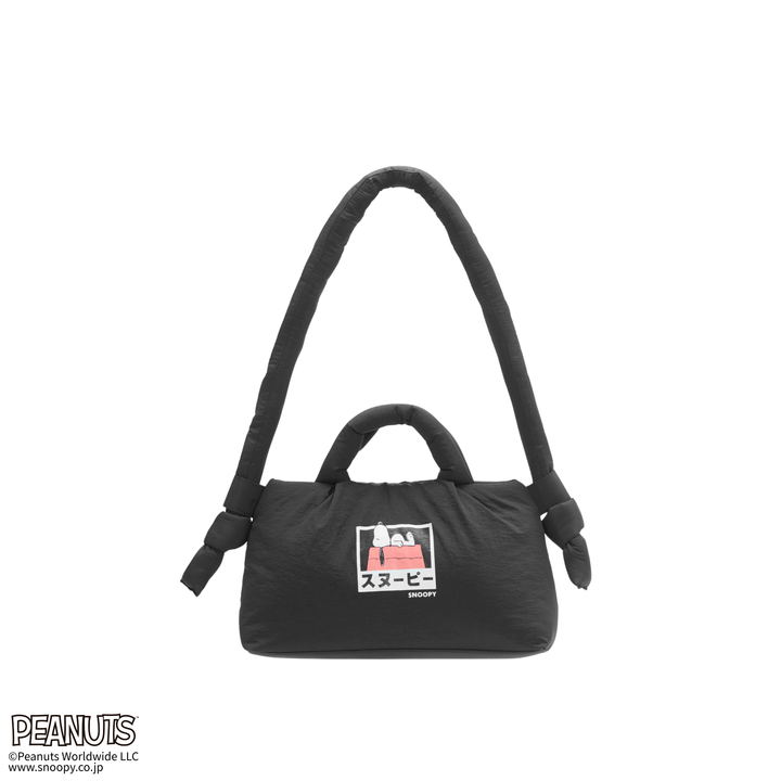 MiniOna Soft Bag | Peanuts - Black