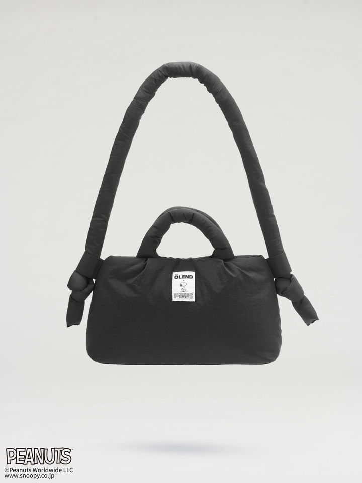 MiniOna Soft Bag | Peanuts - Black