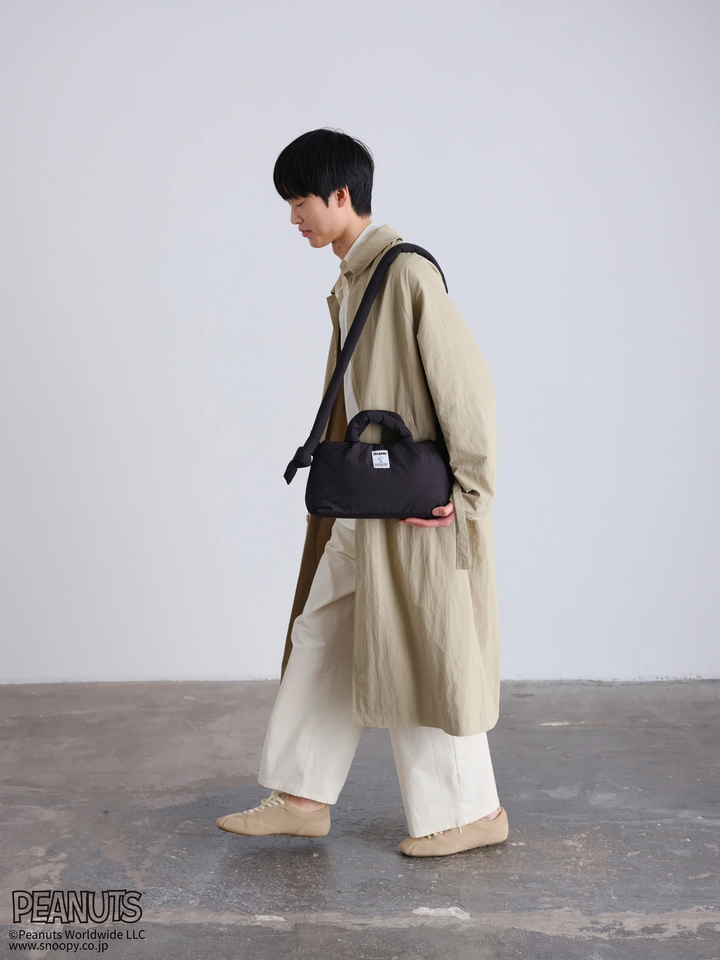 MiniOna Soft Bag | Peanuts - Black