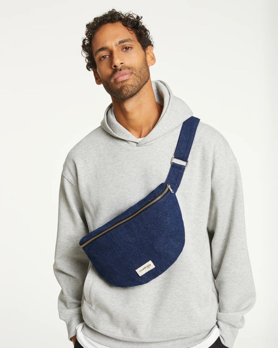 Custine XL ボディバッグ | Raw Denim