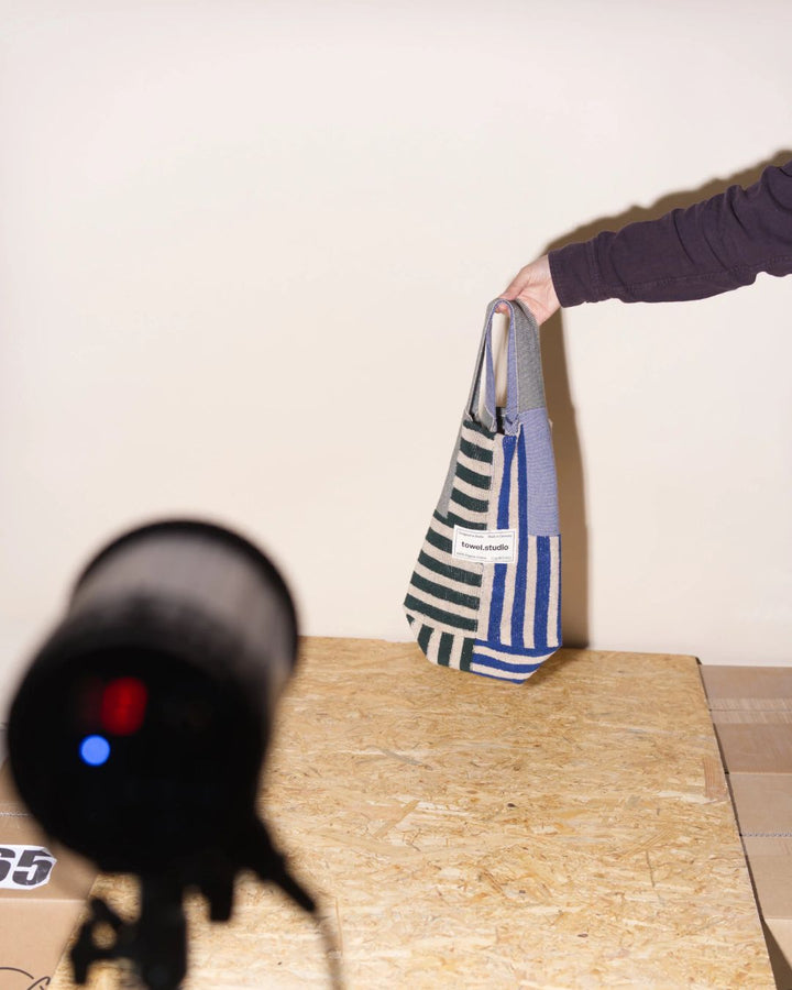 Crosswalk miniトートバッグ | Forest Blue