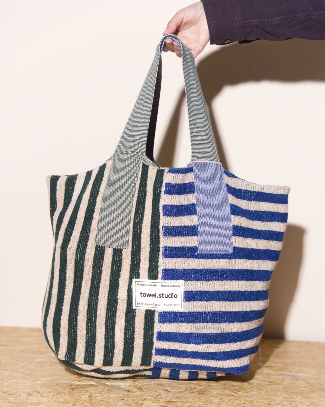 Crosswalk トートバッグ | Forest Blue