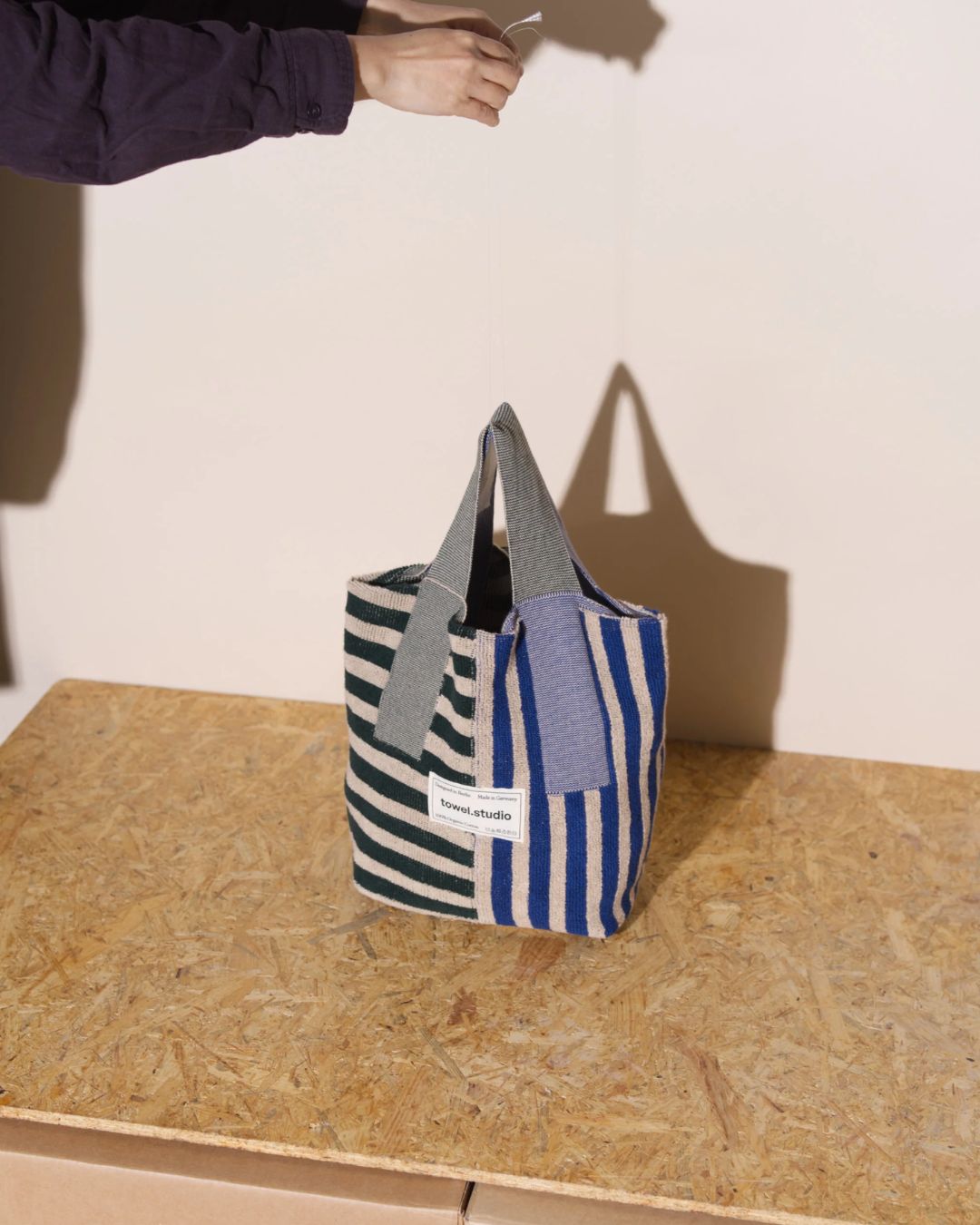 Crosswalk トートバッグ | Forest Blue