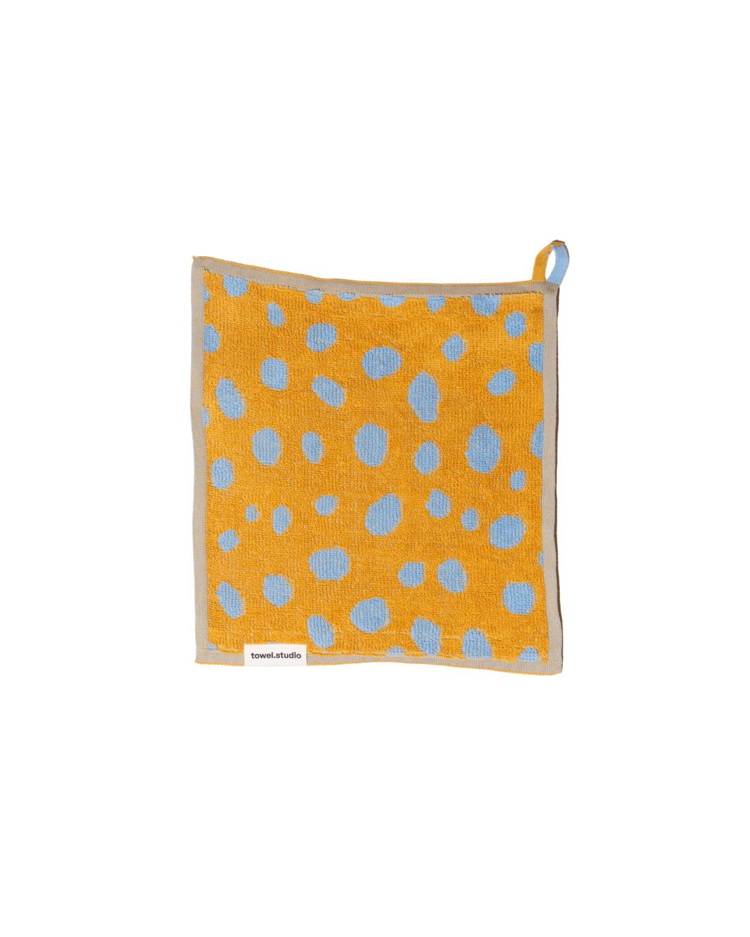 Pebble ハンドタオル 30×30 | Caramel & Sky