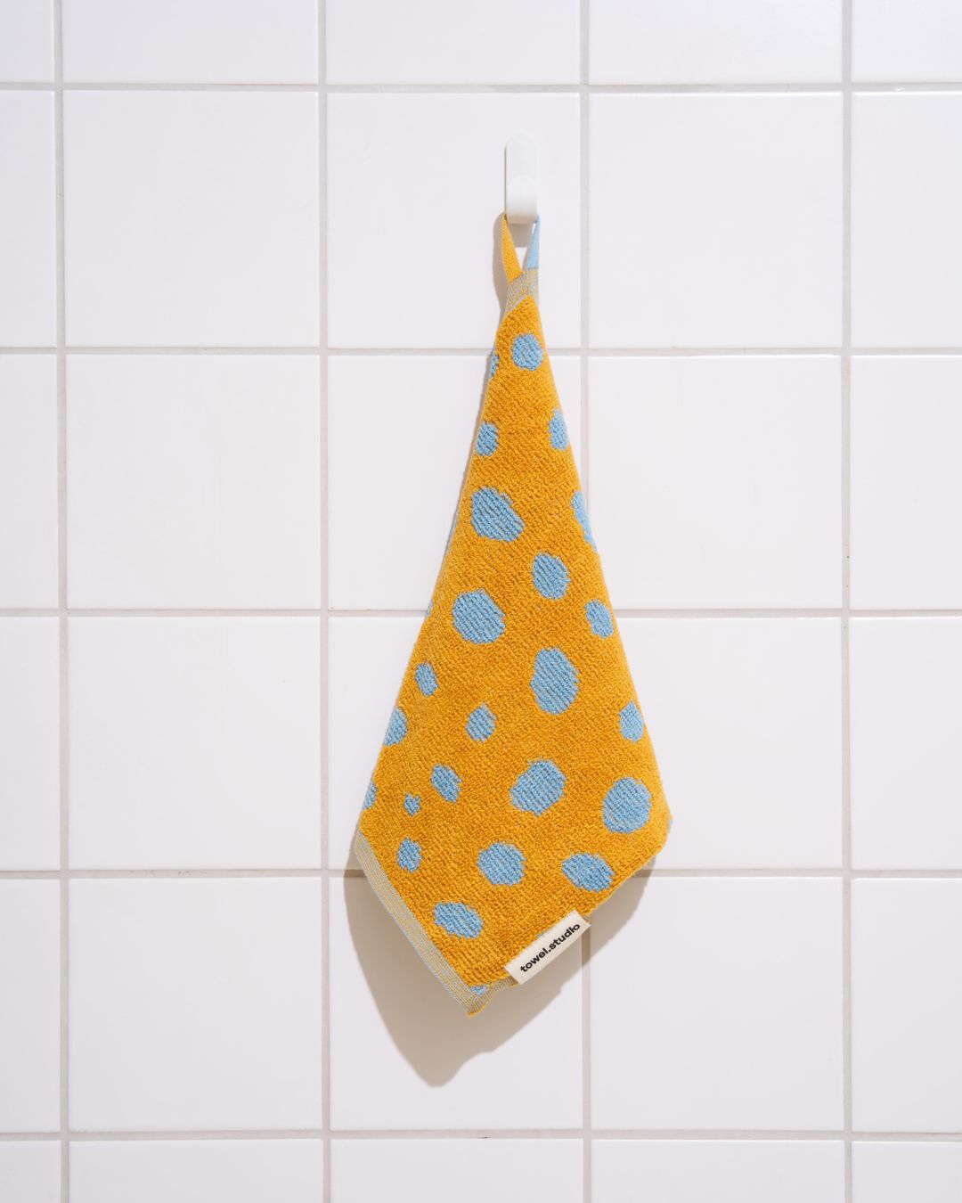 Pebble ハンドタオル 30×30 | Caramel & Sky