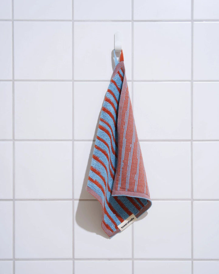 Stripe ハンドタオル 30×30 | Sky & Brick